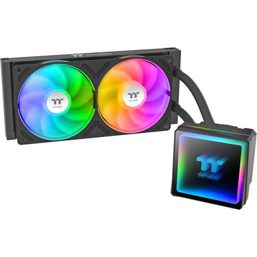 Thermaltake th240-s v3 argb sync aio liquid cooler waterkoeling (zwart)