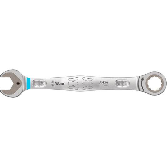 Wera 9632 magneetstrip 6000 joker imperial 1 steek-ringratelsleutelset moersleutel (inch, 8‑delig)