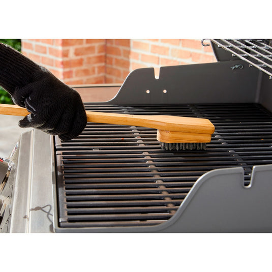Weber reinigingsborstel - bamboe grillreinigingsborstel (45 cm)