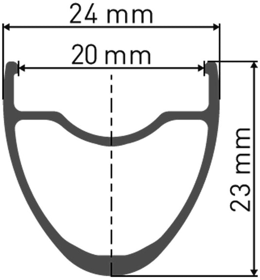 Dt swiss p 1800 spline® 28 23mm front wheel