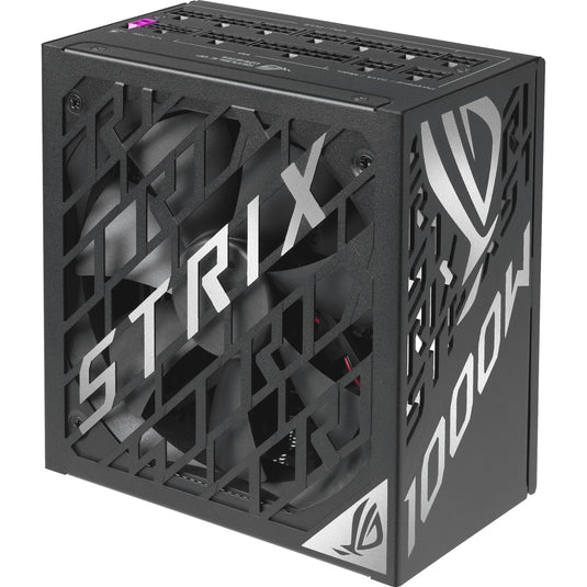 Asus rog strix platinum modulaire 1000 watt voeding (zwart, 1x 12v-2x6, 4x pcie)