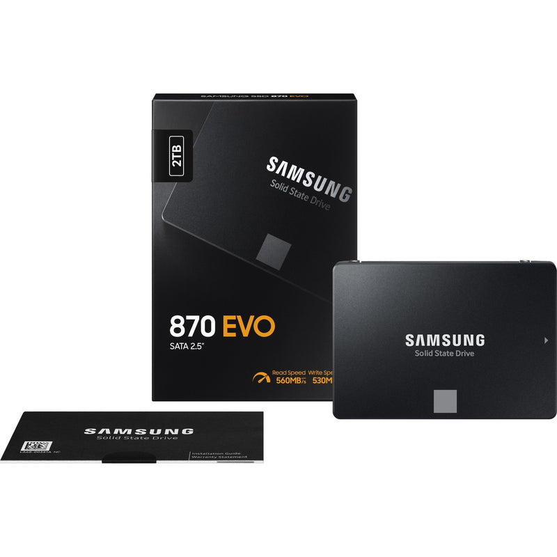 Chargez l'image dans la visionneuse de la galerie, Samsung 870 evo 2 tb ssd (mz-77e2t0b eu, sata 600)
