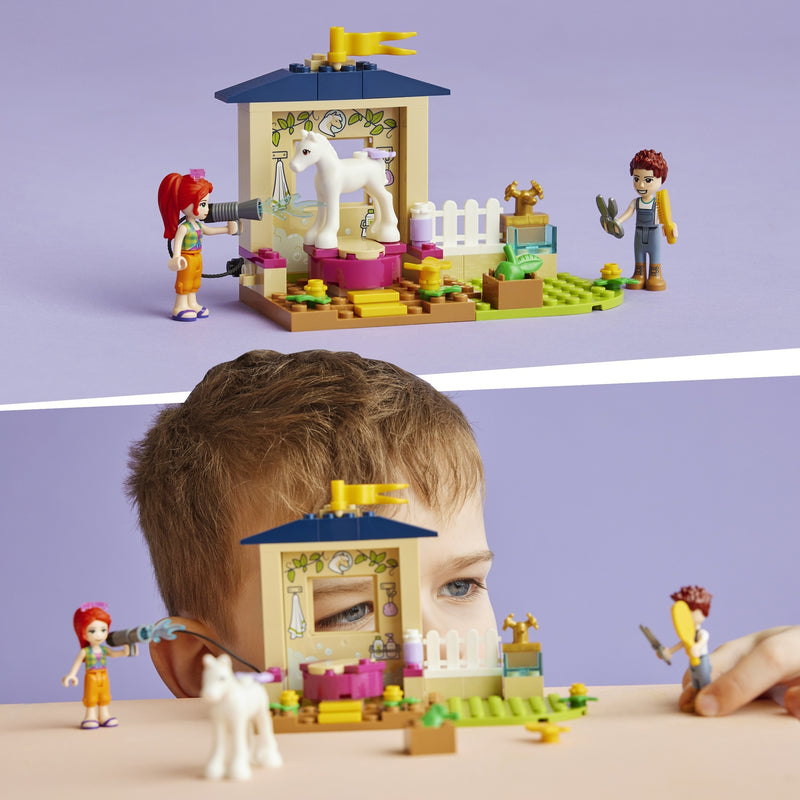 Load image into Gallery viewer, Lego friends - ponywasstal constructiespeelgoed (41696)
