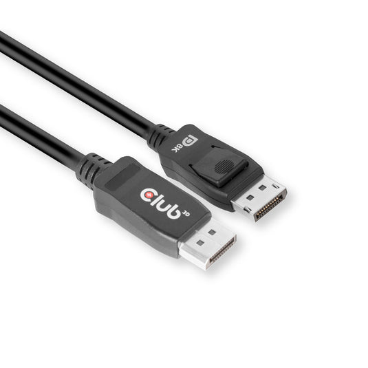 Club 3d displayport 1.4 hbr3 kabel (zwart, 2 meter, 8k)