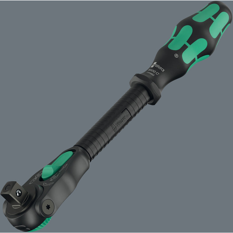 Load image into Gallery viewer, Wera 8000 c black edition zyklop speed ratel met 1 2 aandrijving (zwart groen)
