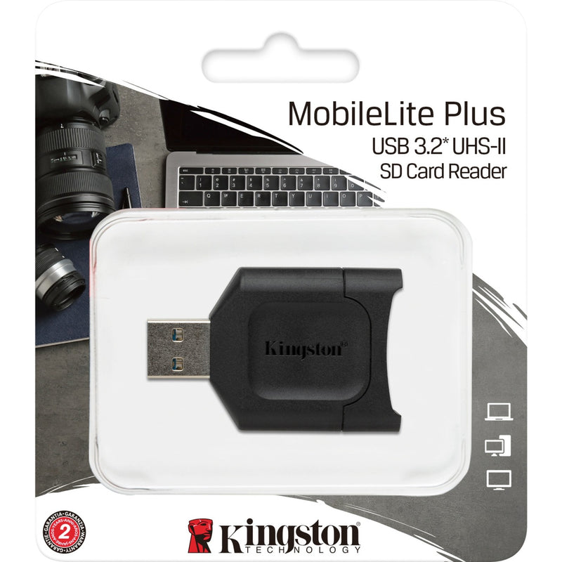 Load image into Gallery viewer, Kingston mobilelite plus sd reader kaartlezer (zwart, usb 3.2 gen 1)
