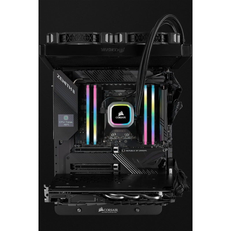 Load image into Gallery viewer, Corsair 32 gb ddr4-3200 (2x 16 gb) kit werkgeheugen (zwart, cmh32gx4m2z3200c16, vengeance rgb pro sl, xmp 2.0, amd ryzen optimized)

