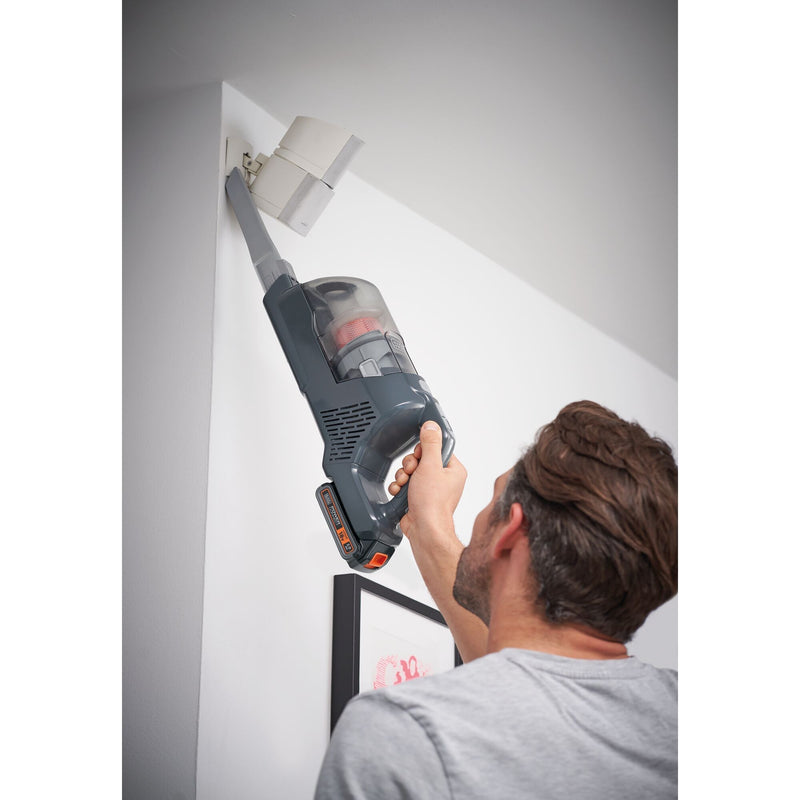 Load image into Gallery viewer, Black+decker bhfea18d1-qw 18v 2.0ah 2-in-1 steelstofzuiger met verwijderbare accu (18v 2.0ah accu en oplader inbegrepen)
