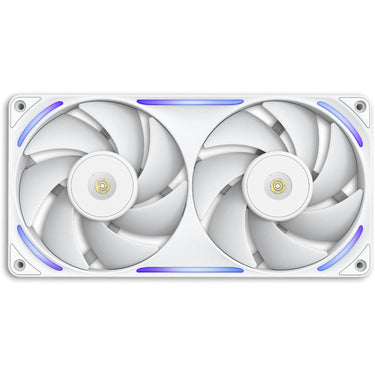 Nzxt performance fan f280x rgb case fans (wit, 2 stuks, 280 x 140 x 30 mm, pwm)