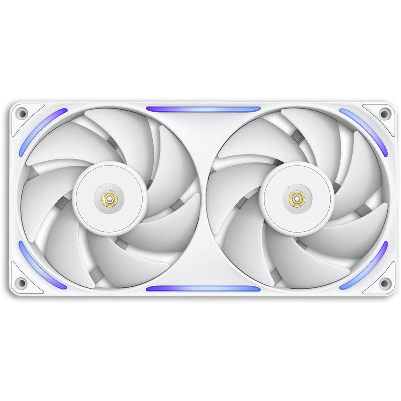 Load image into Gallery viewer, Nzxt performance fan f280x rgb case fans (wit, 2 stuks, 280 x 140 x 30 mm, pwm)
