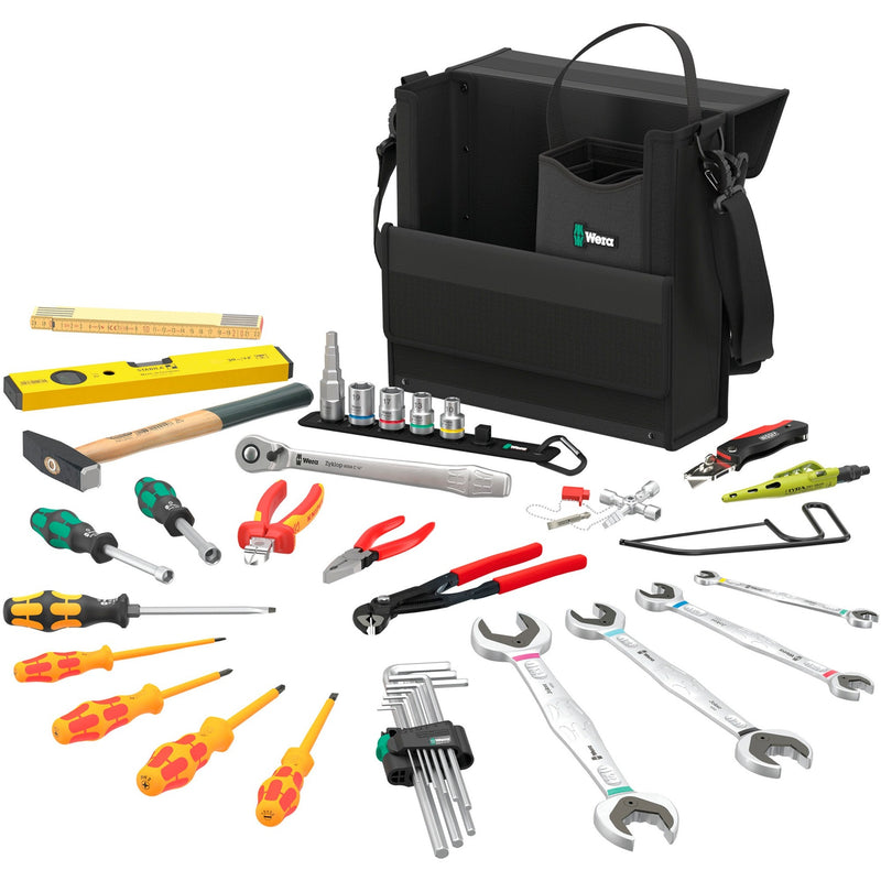 Load image into Gallery viewer, Wera 2go shk 1 gereedschapsset voor gebruik in de sanitair- en hvac sector (zwart, 36‑delig)
