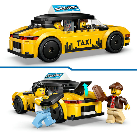 Lego city 60487 gele taxi