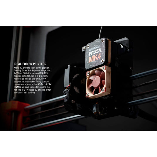 Noctua nf-a4x10 24v pwm case fan (bruin, 40 x 40 x 10 mm)