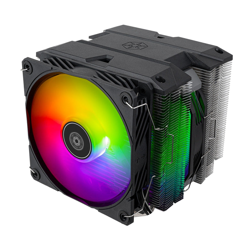 Load image into Gallery viewer, Silverstone sst-hyd140-argb cpu-koeler (4-pins pwm fan-connector, 4-1 pin argb (5v led))
