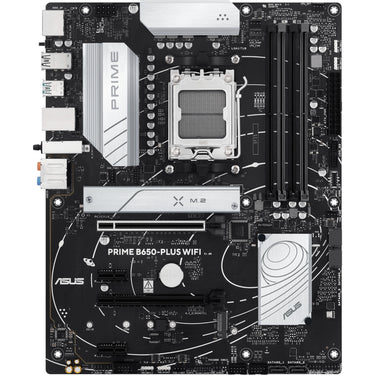 Asus prime b650-plus wifi socket am5 moederbord (zwart zilver, raid, 2.5gb-lan, wi-fi 6e, bt 5.3, sound, atx)