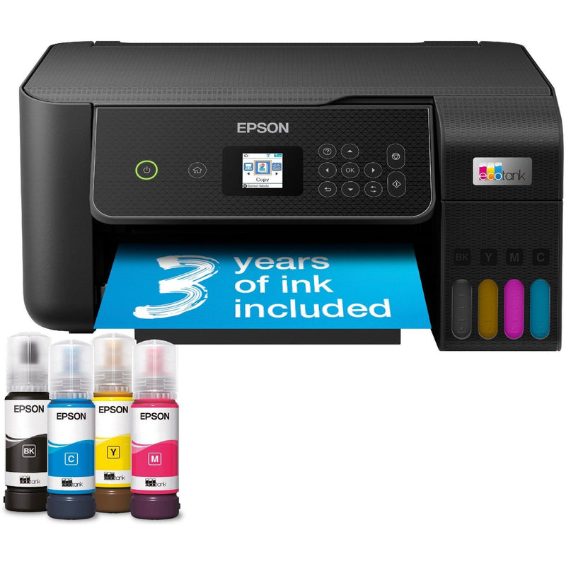 Load image into Gallery viewer, Epson ecotank et-2871 a4 multifunctionele wi-fi-printer met inkttank all-in-one inkjetprinter (zwart, scannen, kopiëren, wi-fi, inclusief tot 3 jaar inkt)
