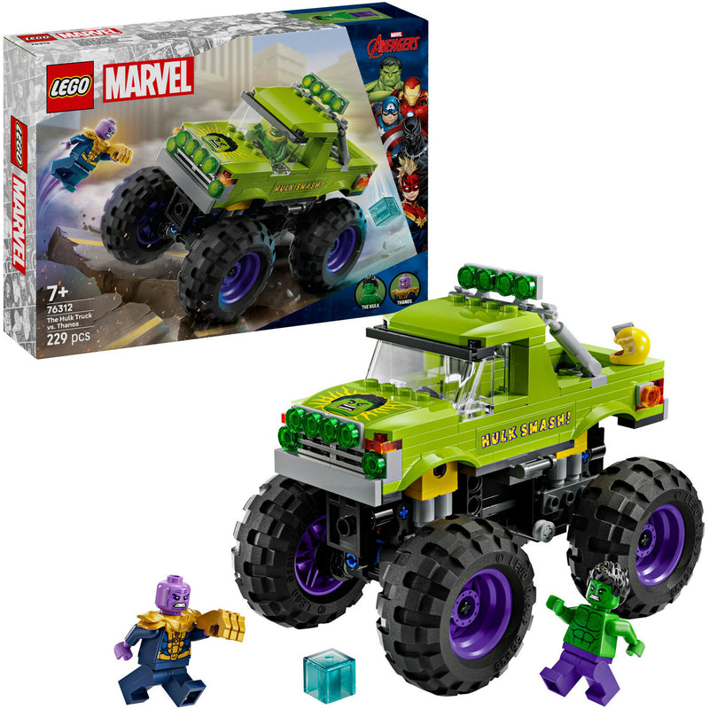 Load image into Gallery viewer, Lego marvel 76312 de hulk truck vs. thanos
