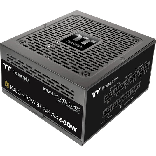 Thermaltake toughpower gf a3 gold - tt premium edition modulaire 650 watt voeding (zwart, 4x pcie)