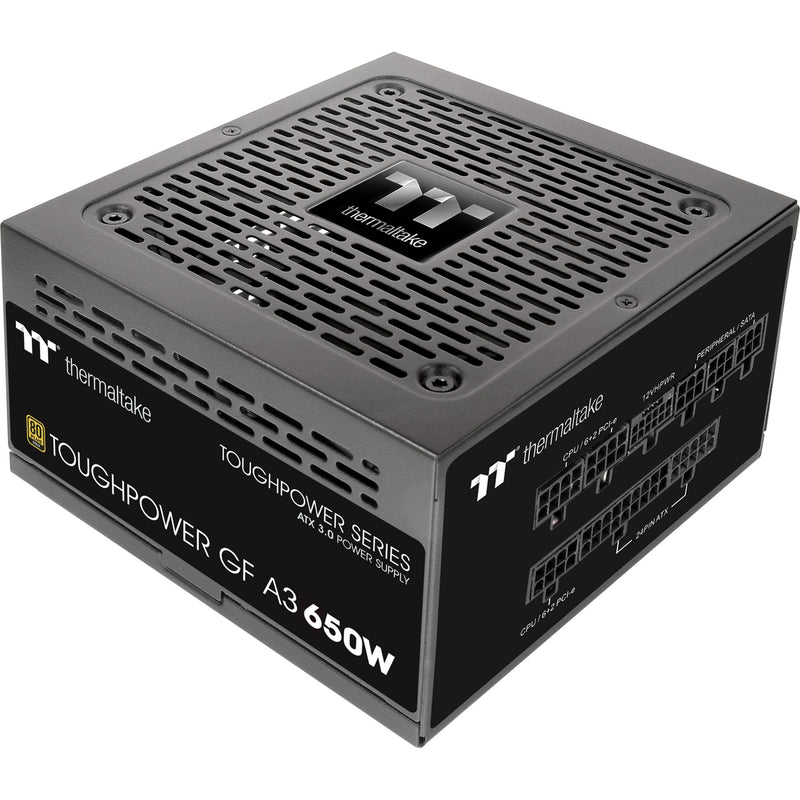 Load image into Gallery viewer, Thermaltake toughpower gf a3 gold - tt premium edition modulaire 650 watt voeding (zwart, 4x pcie)
