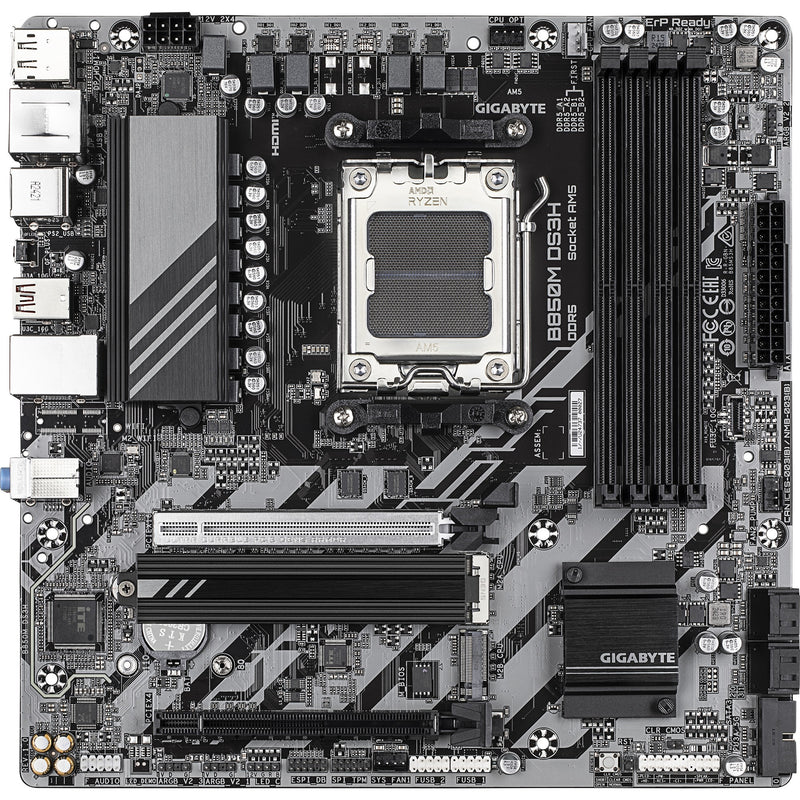 Load image into Gallery viewer, Gigabyte b850m ds3h socket am5 moederbord (raid, 2,5gb-lan, sound, µatx)
