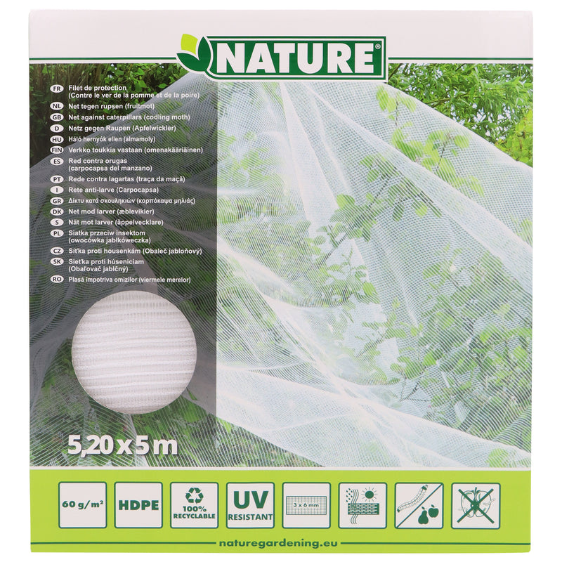 ギャラリービューアに画像をロードする, Nature anti-insectengaas insectenhor (wit transparant, 5.2 x 5 m)
