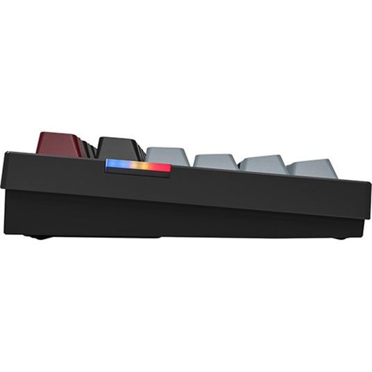 Montech mkey pro darkness rgb mechanisch toetsenbord (zwart, us lay-out (qwerty), gateron g pro brown, 75%, hot-swappable, rgb, double-shot pbt, usb-c | 2.4 ghz | bluetooth 5.2)