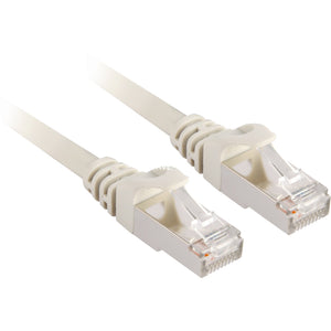 Sharkoon cat.6 netwerkkabel (grijs, 10 meter, sftp, rj-45)