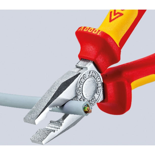 Load image into Gallery viewer, Knipex combitang 03 06 180 combinatietang (rood geel, vde-getest)
