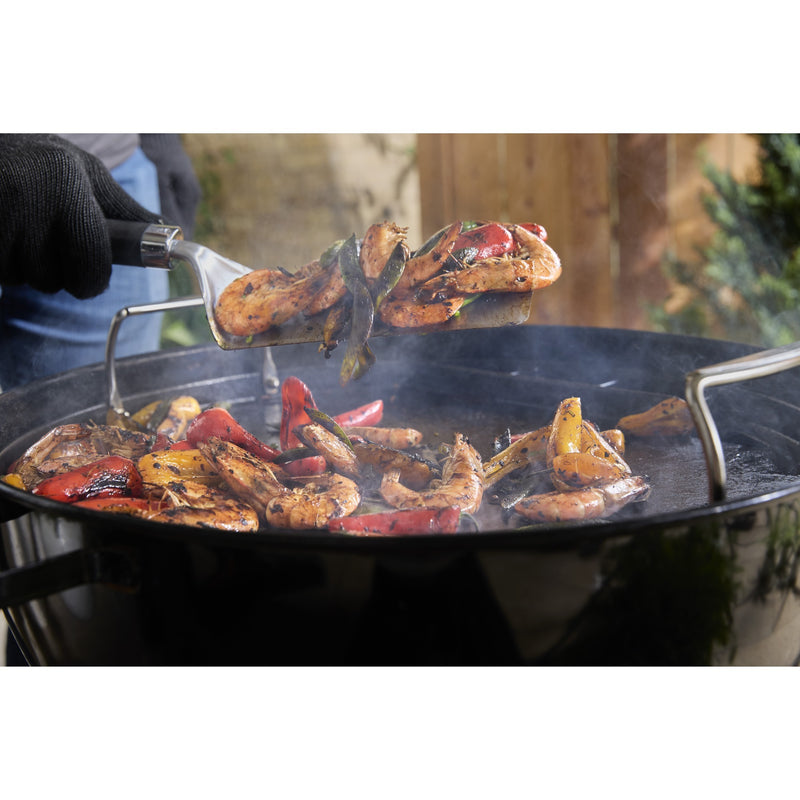 Load image into Gallery viewer, Weber full-size plancha - voor houtskoolbarbecues 57 cm grillplaat (zwart)
