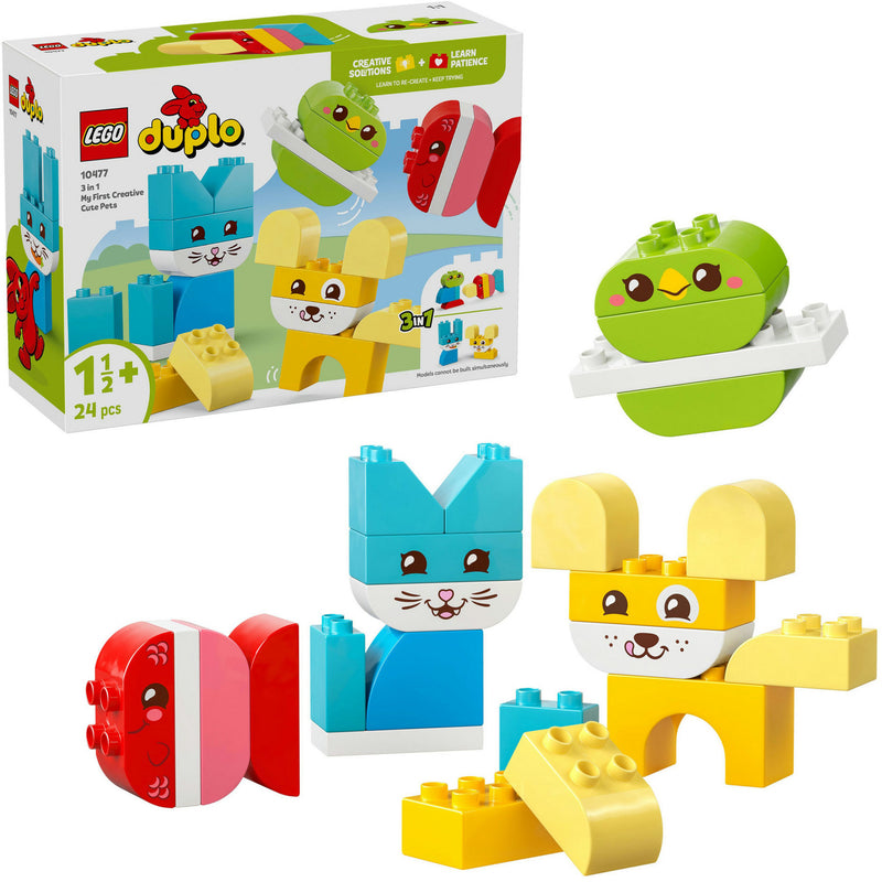 Afbeelding laden in galerijviewer, Lego duplo 10477 3-in-1 mijn eerste creatieve huisdieren
