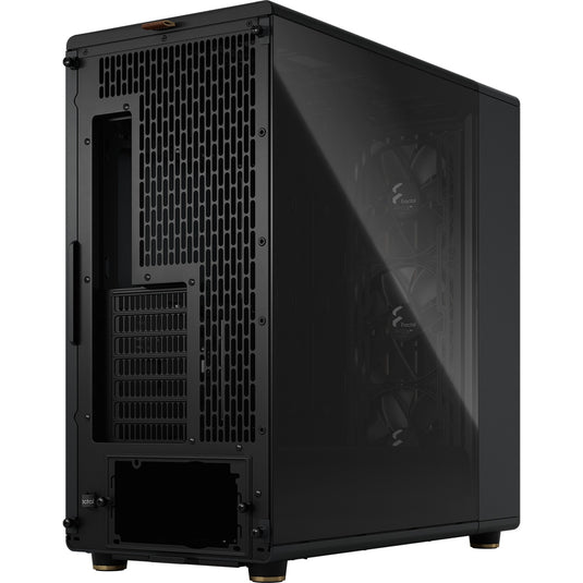Fractal design north xl midi tower behuizing (zwart houtkleur | 2x usb-a | 1x usb-c | tempered glass)
