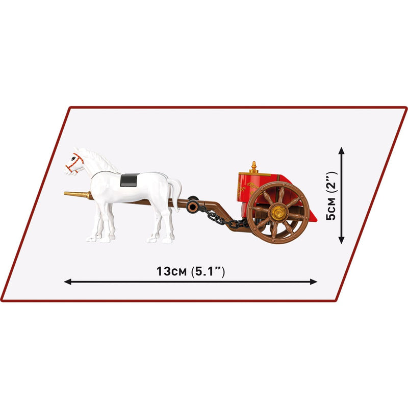 ギャラリービューアに画像をロードする, Cobi imperium romanum - romeinse strijdwagen constructiespeelgoed
