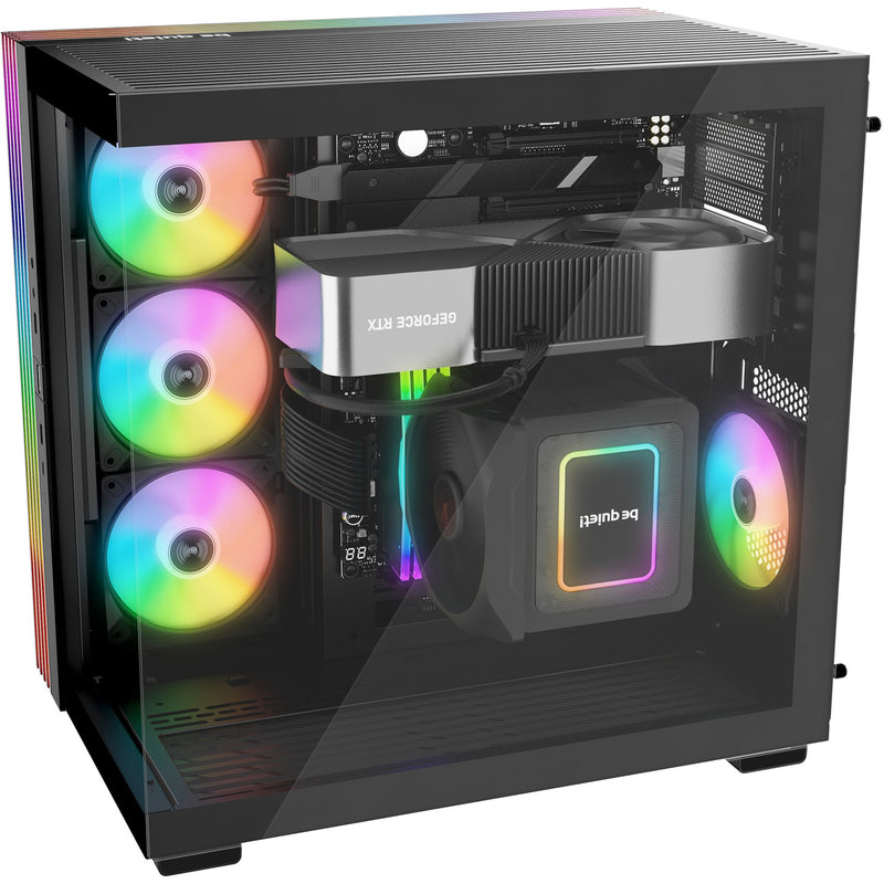 Load image into Gallery viewer, Be quiet! light base 600 dx midi tower behuizing (zwart | 2x usb-a | 1x usb-c | rgb | window)
