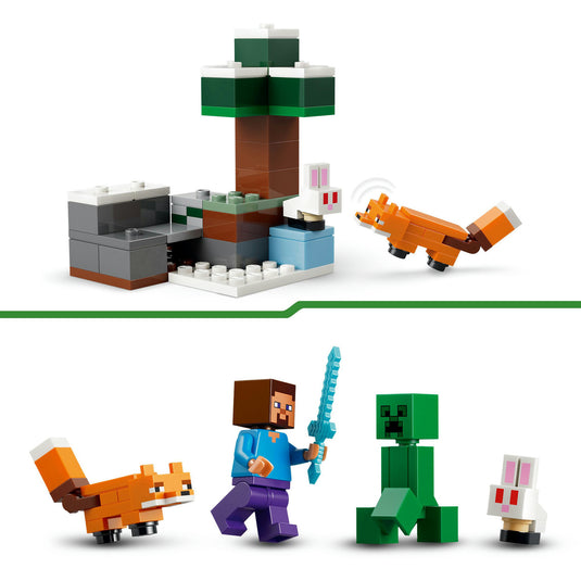 Lego minecraft 21583 steves taiga-avontuur