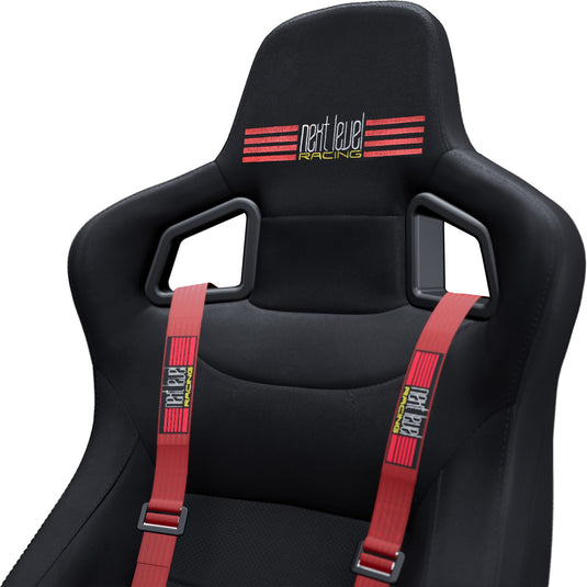 Next level racing gttrack simulator cockpit racing simulator (zwart)