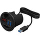 Icy box ib-hub1404 usb-hub (zwart, incl. usb-c, sd- en microsd kaartlezer en oplaadfunctie)