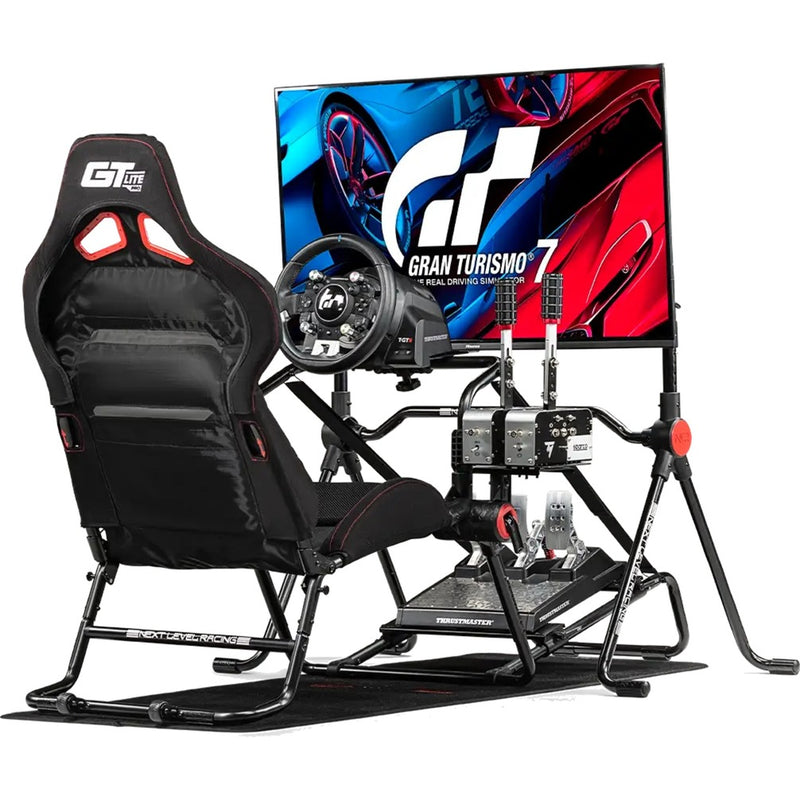 Load image into Gallery viewer, Next level racing gt lite pro foldable racing simulator (zwart)
