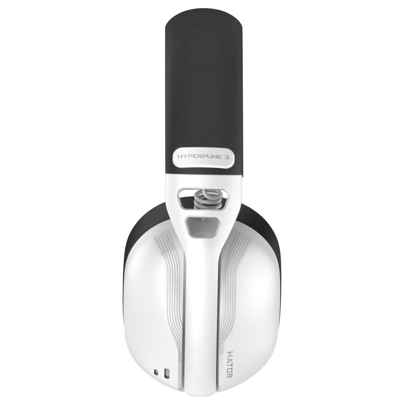 Afbeelding laden in galerijviewer, Hator hyperpunk 3 wireless over-ear gaming headset (wit, 2.4ghz bluetooth 5.4 usb-c)
