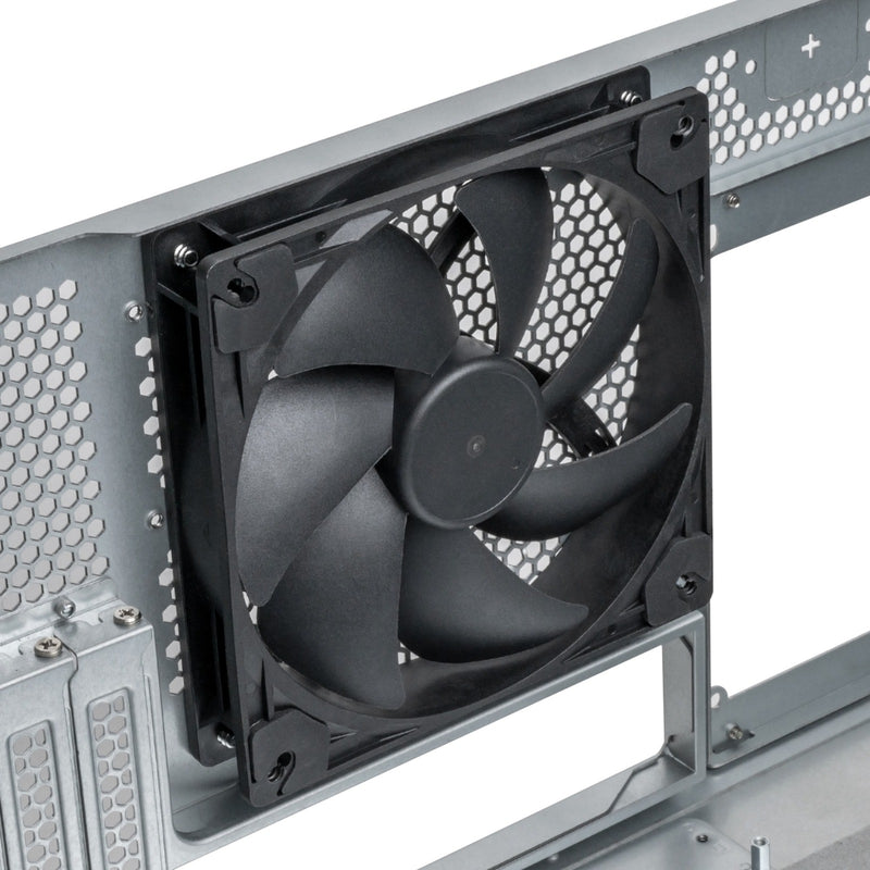 Load image into Gallery viewer, Silverstone rm52 server behuizing (zwart | 2x usb-a | 1x usb-c)
