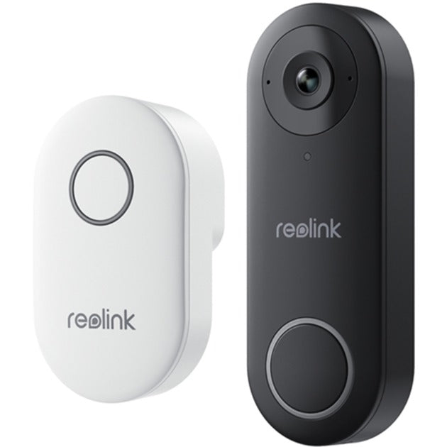 Cargue la imagen en el visor de la galería, Reolink smart 2k+ bedrade poe videodeurbel met gong (zwart)
