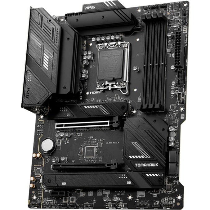 Afbeelding laden in galerijviewer, Msi mag b760 tomahawk wifi socket 1700 moederbord (zwart, raid, 2.5 gb-lan, wi-fi 6e, bt, sound, atx)
