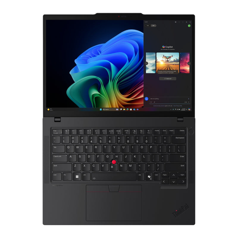 Load image into Gallery viewer, Lenovo thinkpad t14 gen 6 amd (21qj005amh) 14 copilot+ laptop (zwart | ryzen ai 7 pro 350 | radeon 860m | 64 gb | 1 tb ssd)
