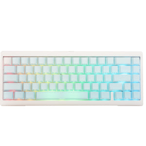 Ducky projectd tinker 65 - pom edition met qmk via rgb mechanisch toetsenbord (lichtblauw, us lay-out (qwerty), kailh box cream pro, 65%, rgb leds, double-shot pbt, hot-swappable pom, gasket mount)