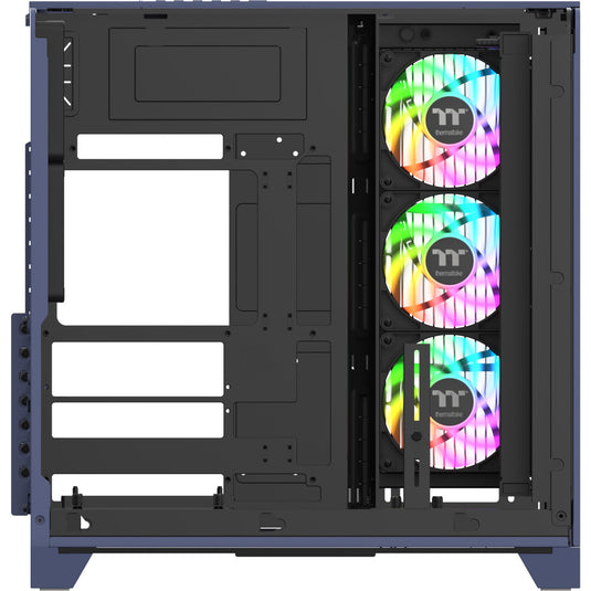 Thermaltake view 390 air future dusk midi tower behuizing (paars | 2x usb-a | 1x usb-c | tempered glass)