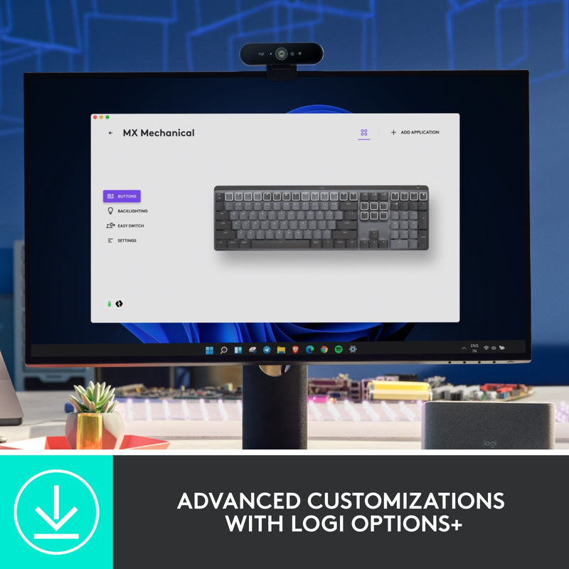 Load image into Gallery viewer, Logitech mx mechanical, toetsenbord (zwart grijs, us-international, bluetooth low energy)
