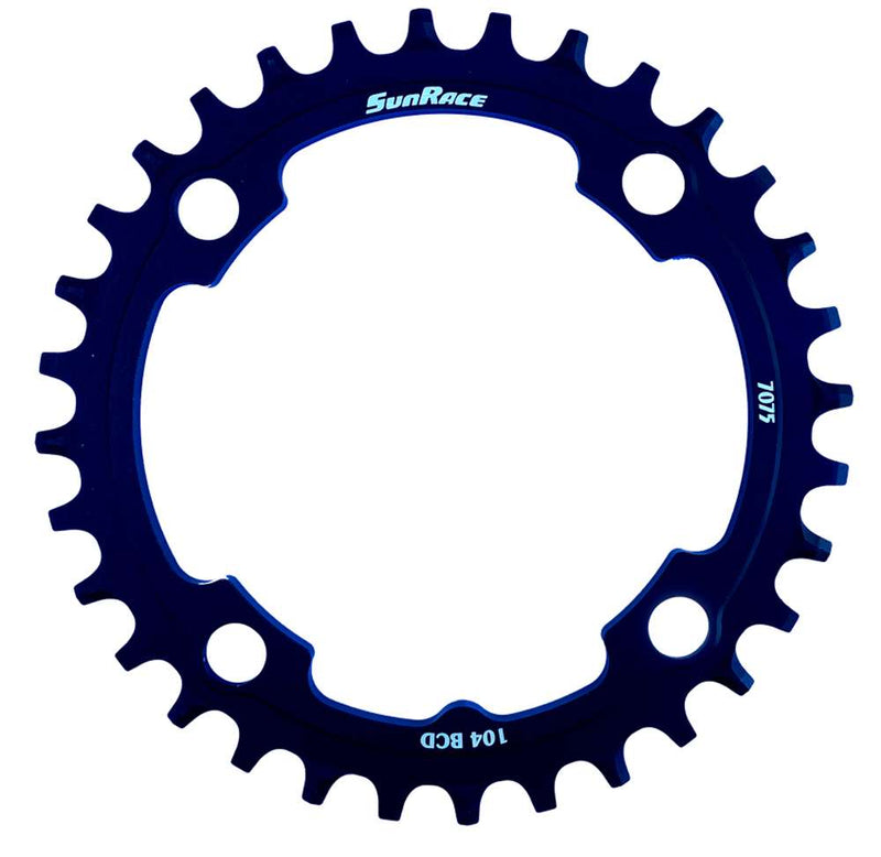 Load image into Gallery viewer, Sunrace crmx04 1x11-speed bcd 104 narrow wide chainring
