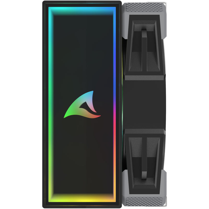 Load image into Gallery viewer, Sharkoon a40 rgb cpu-koeler (zwart, 4-pins pwm fan-connector)
