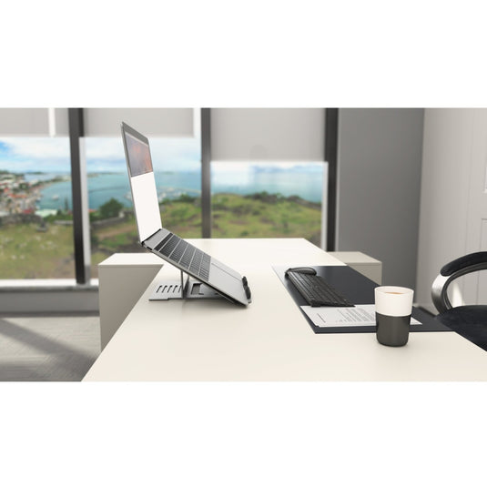 Kensington easy riser aluminium laptop riser standaard (aluminium)