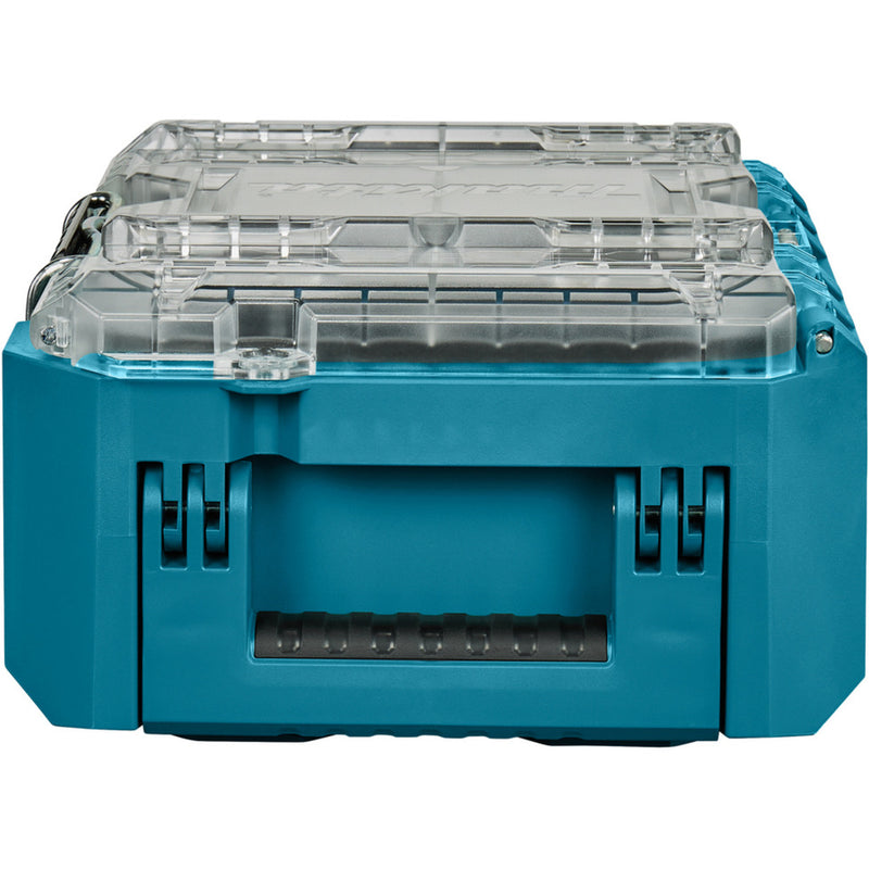 Load image into Gallery viewer, Makita maktrak organizer compact p-91067 gereedschapsbox (blauw zwart)
