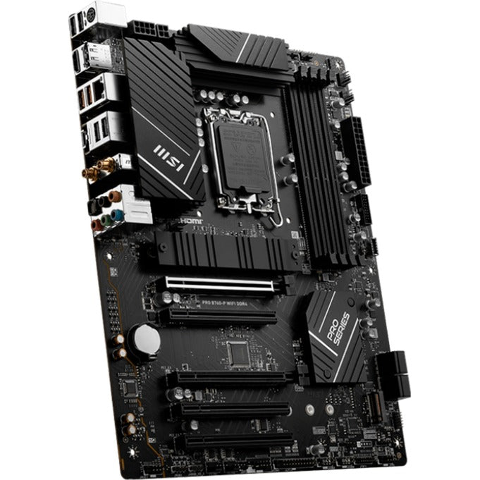 Chargez l'image dans la visionneuse de la galerie, Msi pro b760-p wifi ddr4 socket 1700 moederbord (raid, 2.5 gb-lan, wifi, bt, sound, atx)
